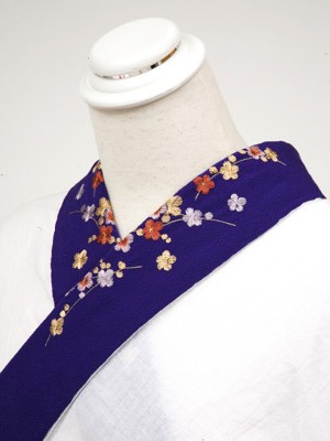 紫系・刺繍衿